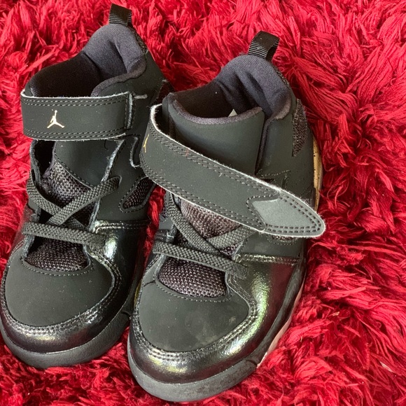 high top all black jordans